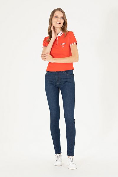 U.S. Polo Assn. BAZA. PANTALONI SPORT DENIM POLO SLIMFIT 1680248   SAFY 023 ALBASTRU ÎNCHIS