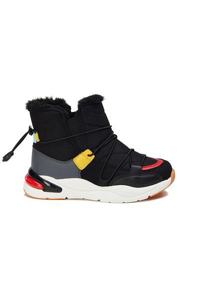 Vicco Παιδικές μαύρες μπότες χιονιού Pablo Light Furry Unisex