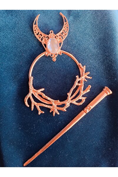 Blotch Vip Rhodium - فستان سهرة جيشا عتيق باللون الأبيض والأحجار الوردية