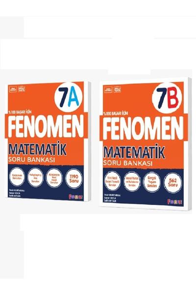 Fenomen Yayıncılık 7. Sınıf Matematik (A) - Matematik (B) Soru Bankası Seti (...