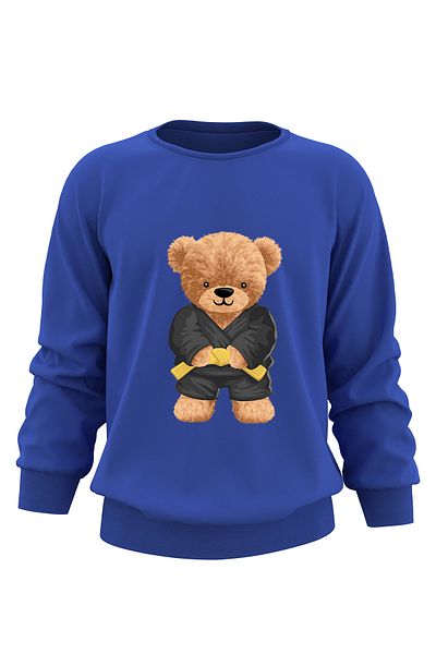 ADA BEBEK ÇOCUK Hanorac oversize pentru copii cu imprimeu Taekwondo Bear