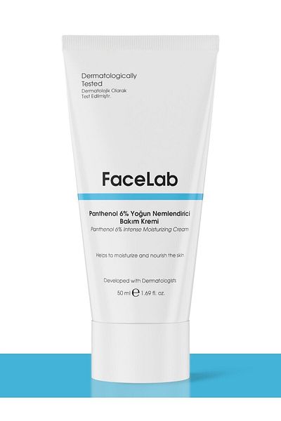FaceLab 50 ml Panthenol - Intensive Moisturizing and Barrier Repair, 6% Skin Care Cream