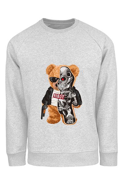 ADA BEBEK ÇOCUK Παιδική φούτερ Unisex Oversize Robot Bear