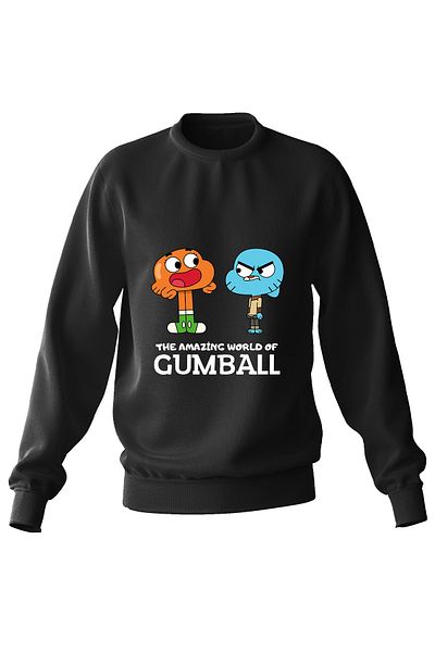 ADA BEBEK ÇOCUK Hanorac pentru copii unisex oversize cu imprimeu Gumball