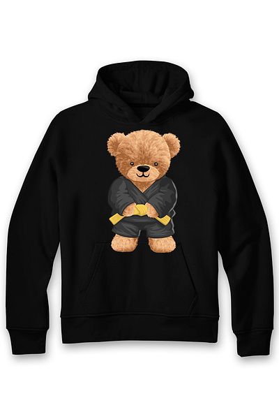 ADA BEBEK ÇOCUK Hanorac pentru copii unisex cu imprimeu Taekwondo Bear