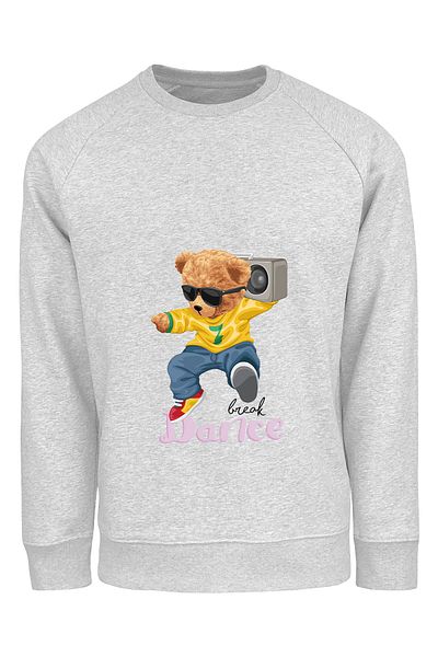 ADA BEBEK ÇOCUK Παιδική φούτερ με στάμπα Unisex Oversize Dancer Bear