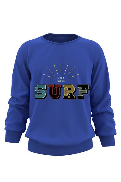 ADA BEBEK ÇOCUK Hanorac pentru copii unisex oversize imprimat surf
