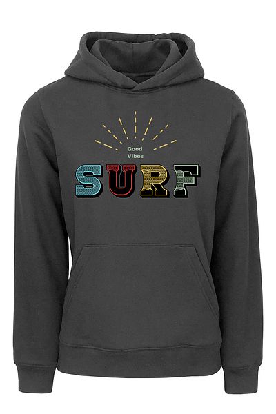 ADA BEBEK ÇOCUK Παιδικό φούτερ Unisex Oversize Surf Printed