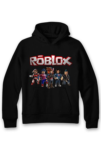 ADA BEBEK ÇOCUK Детски суичър с щампа Roblox унисекс