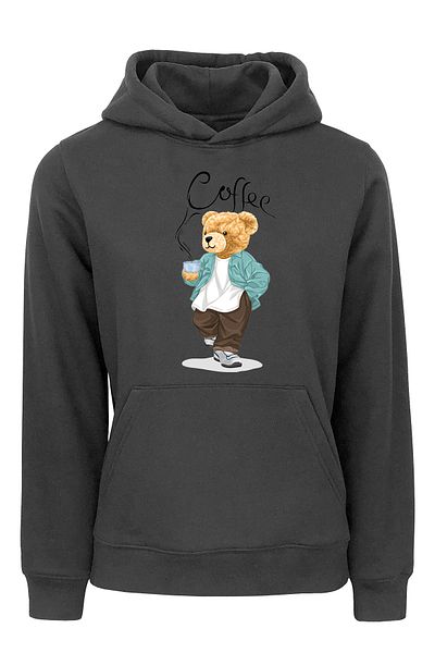 ADA BEBEK ÇOCUK Παιδικό φούτερ Unisex Oversize Relax Bear με στάμπα