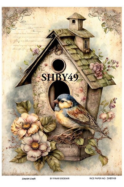 LİNEART Pirinç Dekopaj Kağıdı No:SHBY49- 29X42cm