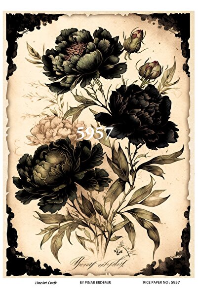 LİNEART Pirinç Dekopaj Kağıdı No:L5957- 29X42cm