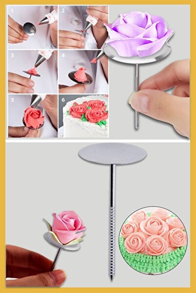 ELGALA Krema Gül Yapım Çivisi 5 cm, Paslanmaz Çelik ÇİVİ