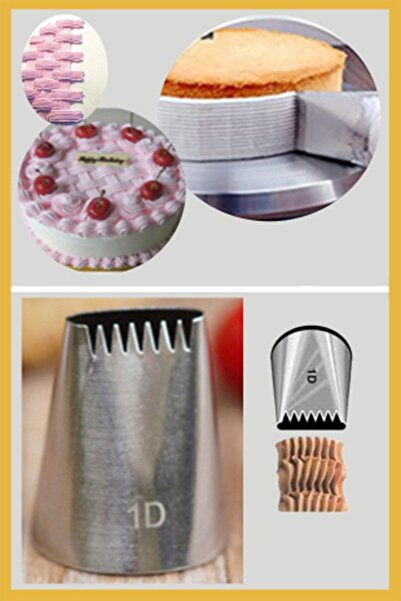 ELGALA Stainless Steel Cream Piping Bag Tip (whipping bag tip, holder) 1 Piece + 4 Whipping Bags