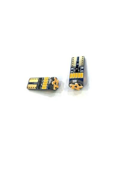 ARW T10 Turuncu Dipsiz Led Park Ampulü 15smd T10 W5w
