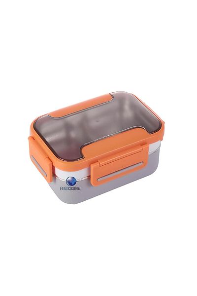 Vagonlife Orange Double Layer Stainless Steel Lunch Box - Lunch Box, Lunch Box BL20182-1