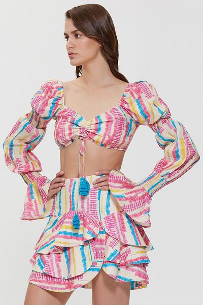 Dahlia Bianca Ivy Blouse