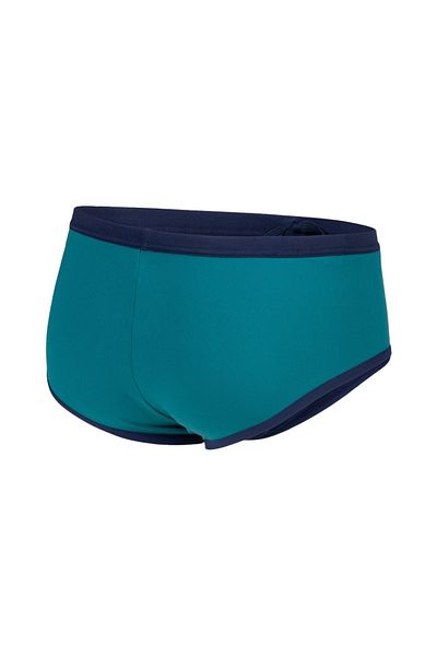 ARENA Arena One 12cm Men's Swim Briefs - Big Logo Green Lake Navy
