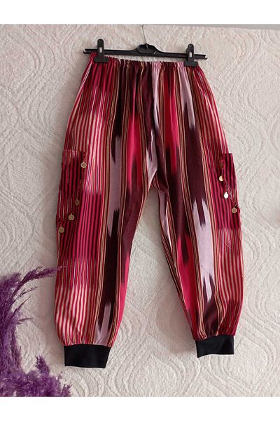 LABELLA COLLECTİON WOMEN MONKEY SHALVAR POCKETS LYRALI