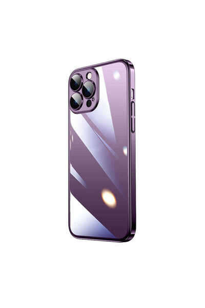 Coverzone متوافق مع هاتف iPhone 14 Pro، غطاء خلفي شفاف من البولي كربونات الصل...