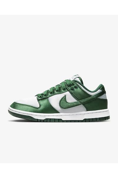 Nike Dunk Low Michigan State Satin (Women's) Women's Sneakers DX59311 100