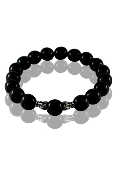 TAŞHAN Sade Oltu Taşı Bileklik 10 mm