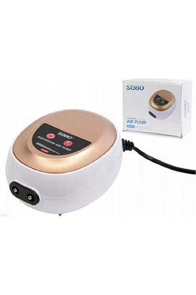 Sobo Silent Adjustable Double Outlet Aquarium Air Motor 5W 2x4.5LT/DAK SB-638