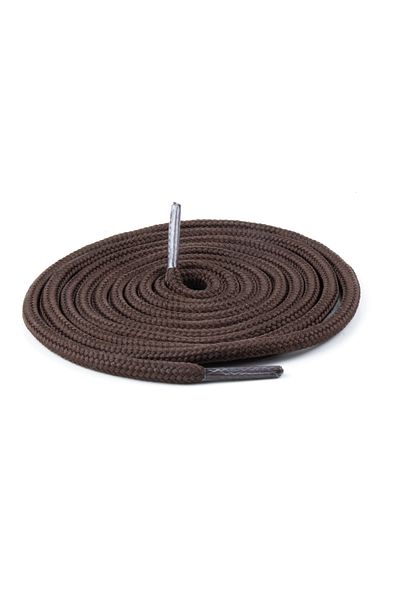 AiryFooT 150 cm Brown Round Boot Laces, Durable Sturdy Laces, Shoelaces