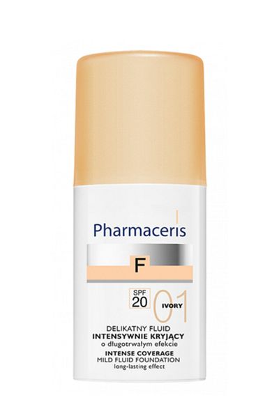 Pharmaceris كريم أساس سائل ناعم لتغطية مكثفة (30 مل) تغطية مكثفة خفيفة F. F. SPF 20/01