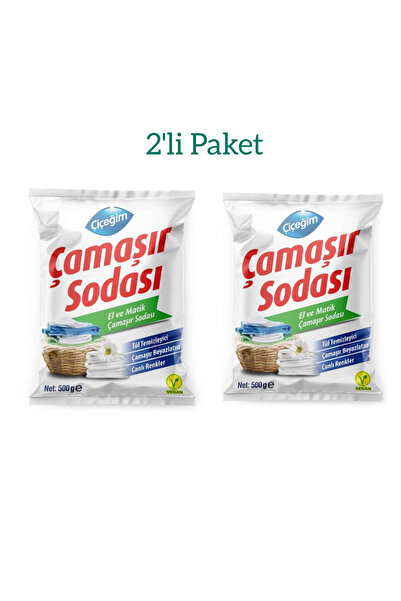 Çiçeğim Çamaşır Sodası 500 Gr*2 1 Kg