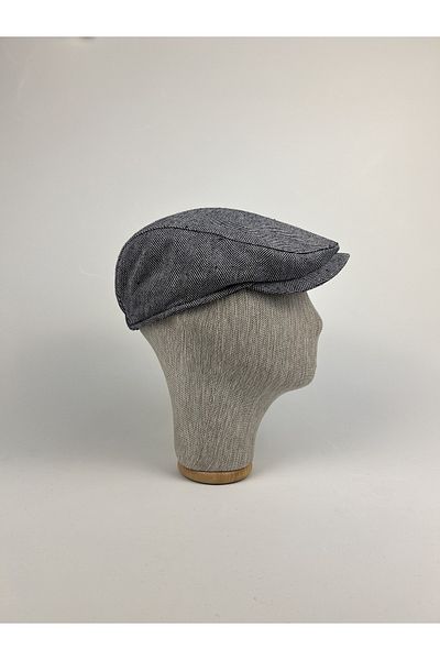 KARNAS ŞAPKA Men's Herringbone Sports Model Winter Cap