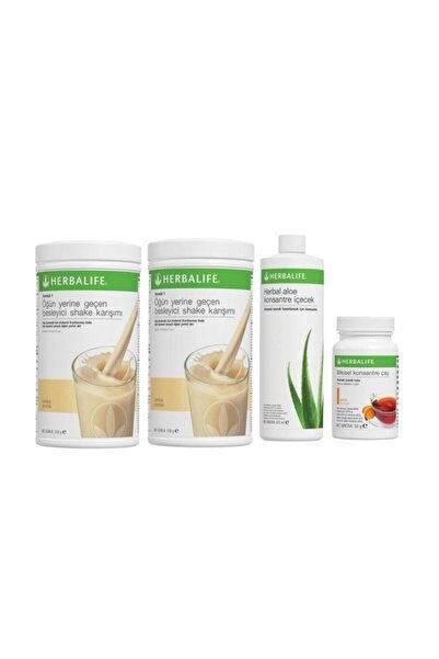 Herbalife Başlangıç Seti-21 (2 Vanilyalı Shake 50g Şeftalili Çay Aleo Içecek )