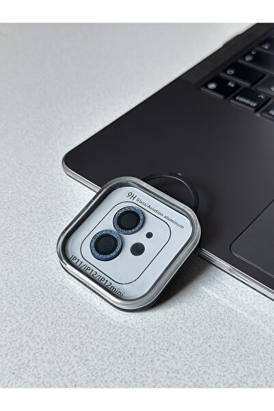 MATR İphone 11-12-12 Mini Uyumlu Simli Kamera Koruyucu Lens