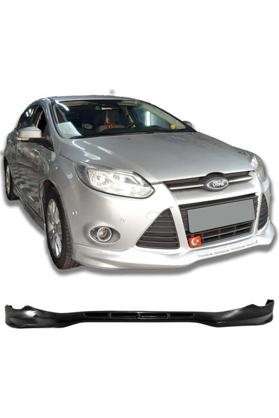 HasAkman Ford Focus 3 Ön Ek Karlık Mat Siyah Plastik Makyajsız Kasa 2012 2013...