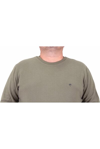 MocGrande Plus Size Thessaloniki Classic Sweat 23200 KHAKI