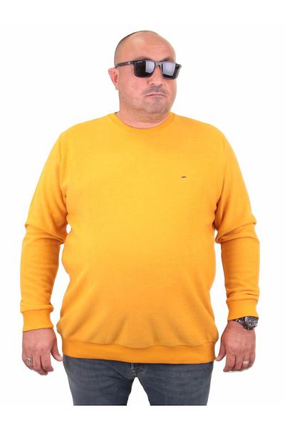 MocGrande Μεγάλο Μέγεθος Thessaloniki Classic Sweat 23200 ΜΟΥΣΤΑΡΔΑ