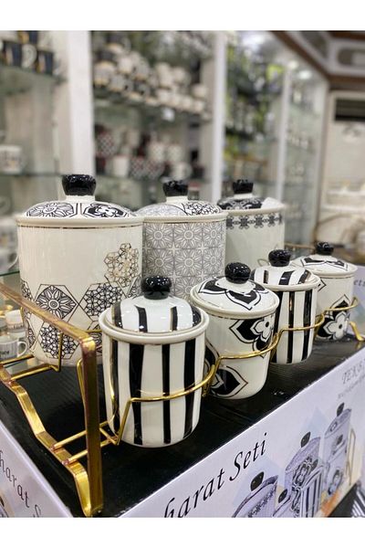 Tekbir 7-Piece Luxury Porcelain Spice Ball