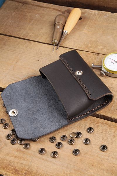 New Coast Leather 1900's Χειροποίητη ανδρική κάρτα από γνήσιο δέρμα