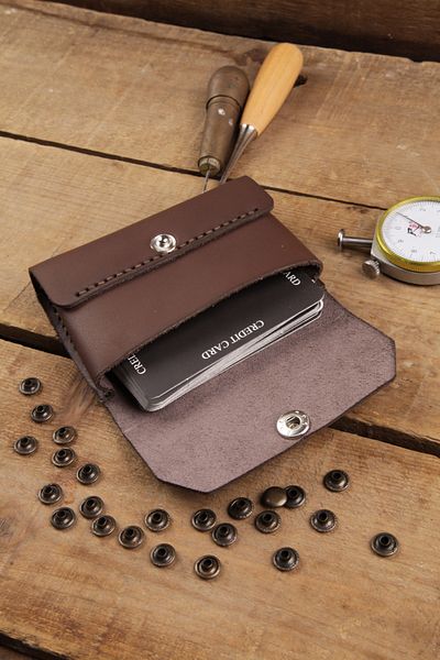 New Coast Leather 1900's Χειροποίητη ανδρική κάρτα από γνήσιο δέρμα