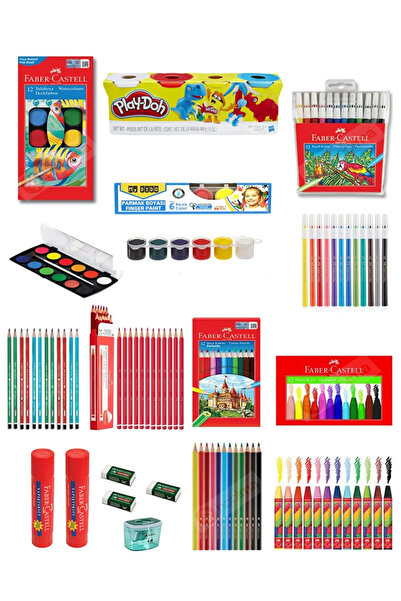 Faber Castell faber castell Anaokulu Seti-okul Başlangıç Full Set