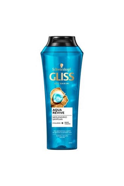 Gliss Aqua Revive Moisturizing Shampoo - Hyaluron and Seaweed 400 ml (1 Piece)