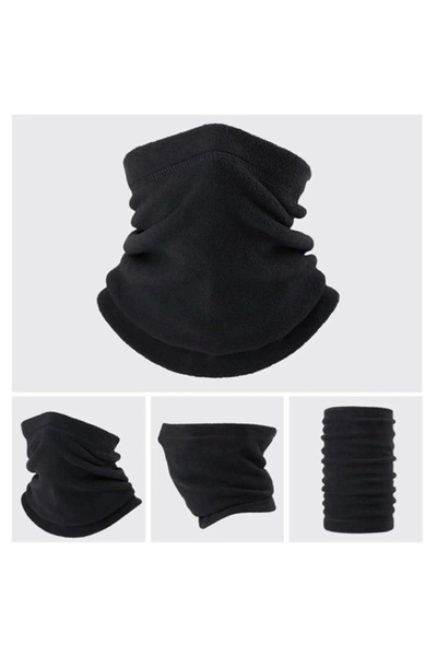 caxis 2-х чорних і сірих зимових поларних комірів, регульованих