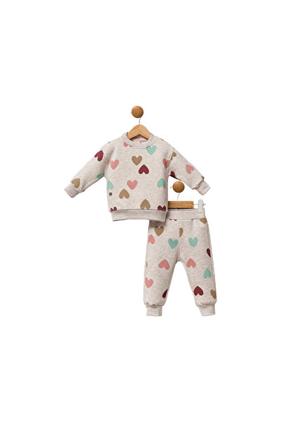 Buqete HEART PRINTED THREE STRING GIRL SUIT