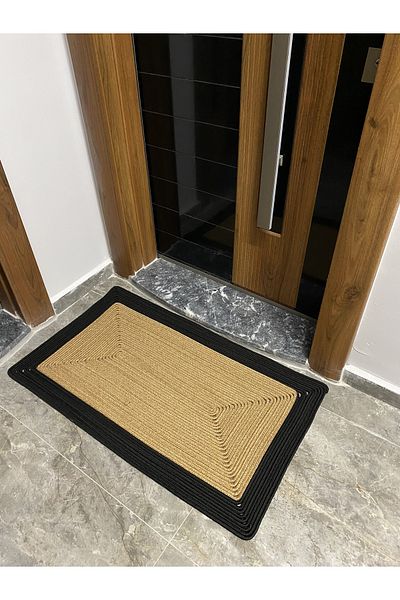 MaVaux Venice Series Jute, Patterned Doormat, Doormat, Bathroom Mat, Balcony Mat / Gift, Houseware.