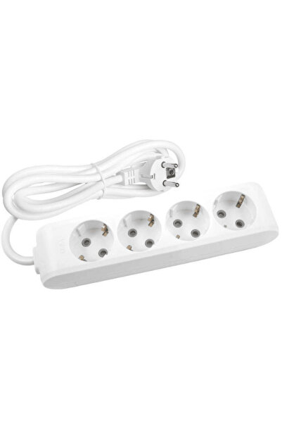 VİKO Viko Multi Let (4'Lü) Dörtlü Priz Topraklı Çocuk Korumalı Kablolu 3 (Üç)...