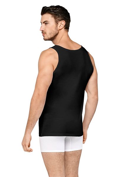 Doreanse Men's 90% Cotton Wide Collar 2-Piece Undershirt