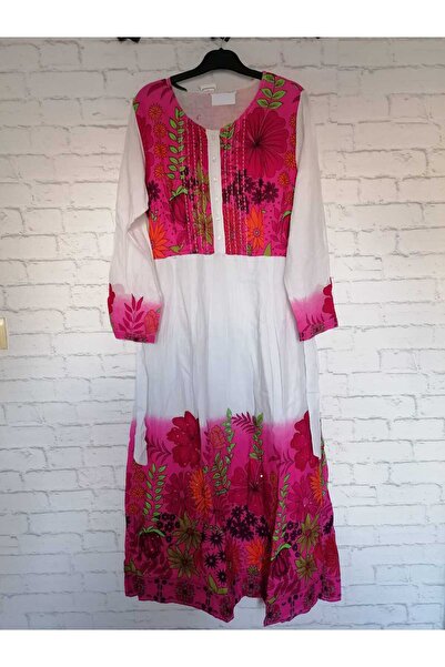 anne moda ankara el İşçiliği, yarım düğmeli, boydan,uzun kollu, tamamen pamuk...