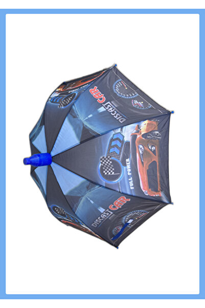 EZMK EV GEREÇLERİ Pvc Kılıflı, Düdüklü Erkek Çocuk Şemsiyesi - 6-13 Yaş