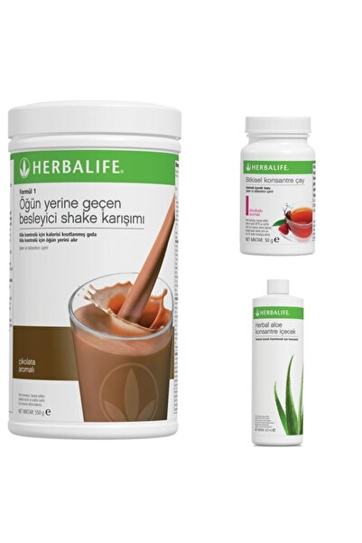 Herbalife Başlangıç Paketi(çikolatalı Shake,ahududu Aromalı Çay Ve Aloe Vera ...