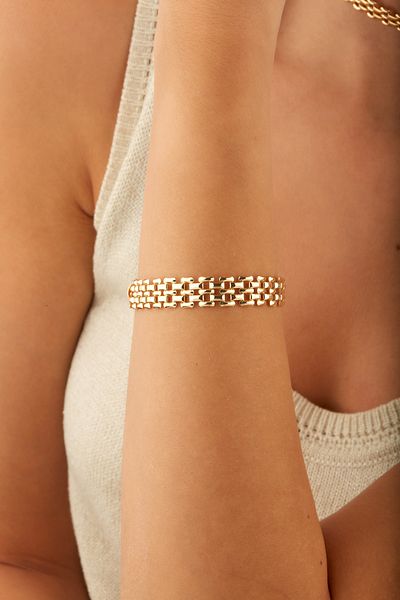 Joy of Jade Simone Chain Bracelet, Gold